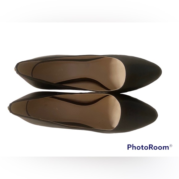 COLE HAAN classic black leather pumps heels size 7B NWOB - Picture 2 of 4